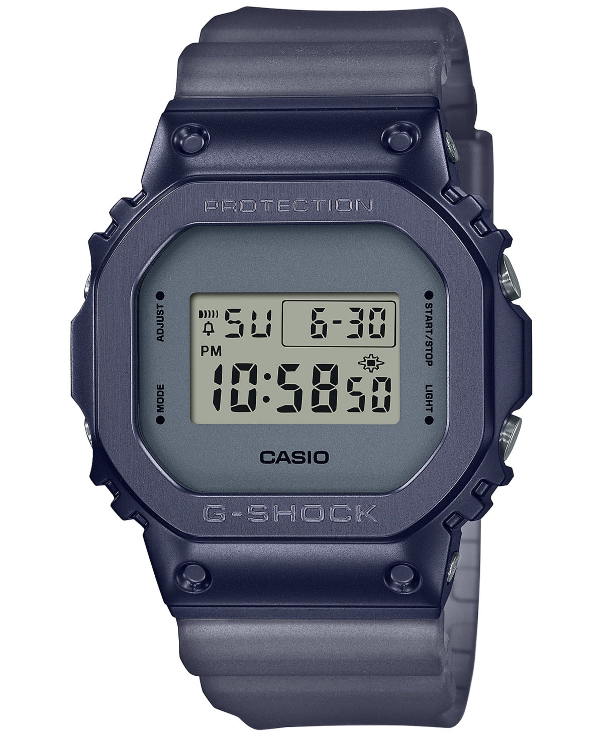 G-shock Men's Digital Blue Resin Strap Watch 43mm