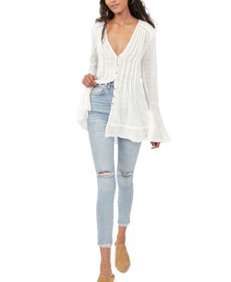 Free People - Women's Greta Gauze Blouse