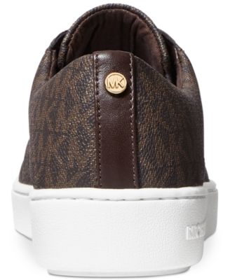 michael kors keaton sneaker brown