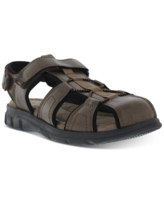 Weatherproof Vintage Men's Cory Fisherman Sandals Men's Shoes Med Brown