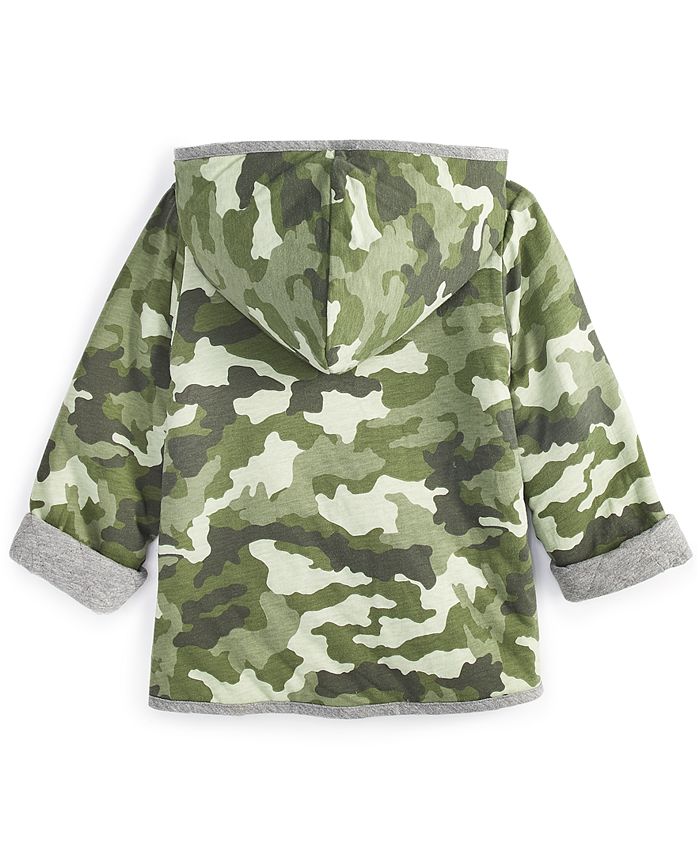 First Impressions Baby Boys Reversible Hooded Jacket, Created for Macy