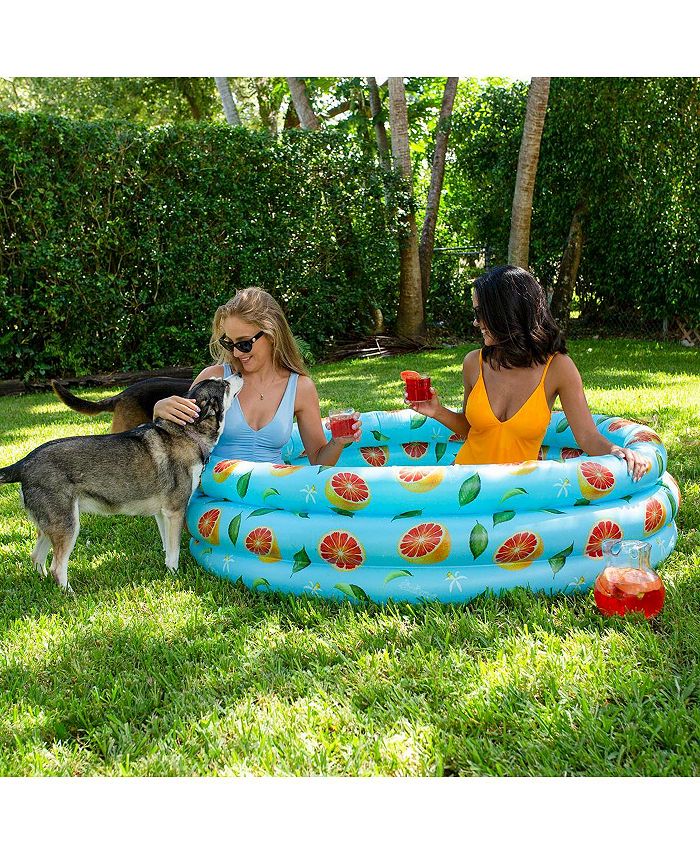 PoolCandy Mermaid Collection Deluxe Sunning Pool 60x15 inch with Glitter