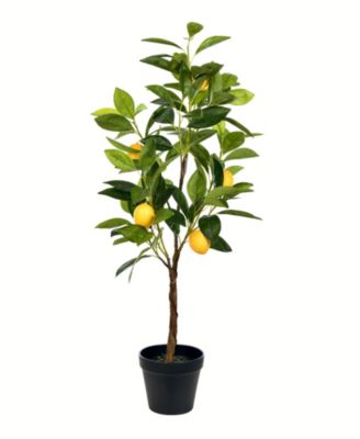 28" Artificial Potted Lemon Tree