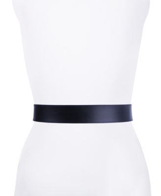 Women's Genuine Leather Logo Belt