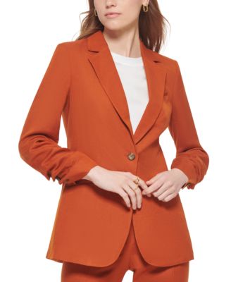 Calvin Klein Petite Button Detail 