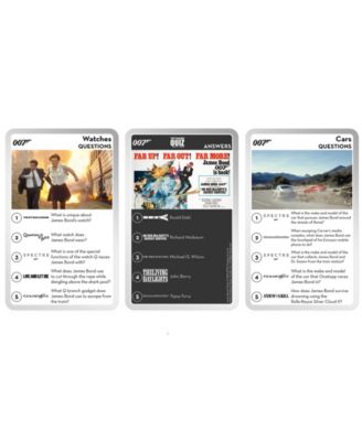 007 James Bond "Every Assignment" Quiz Game, 501 Pieces