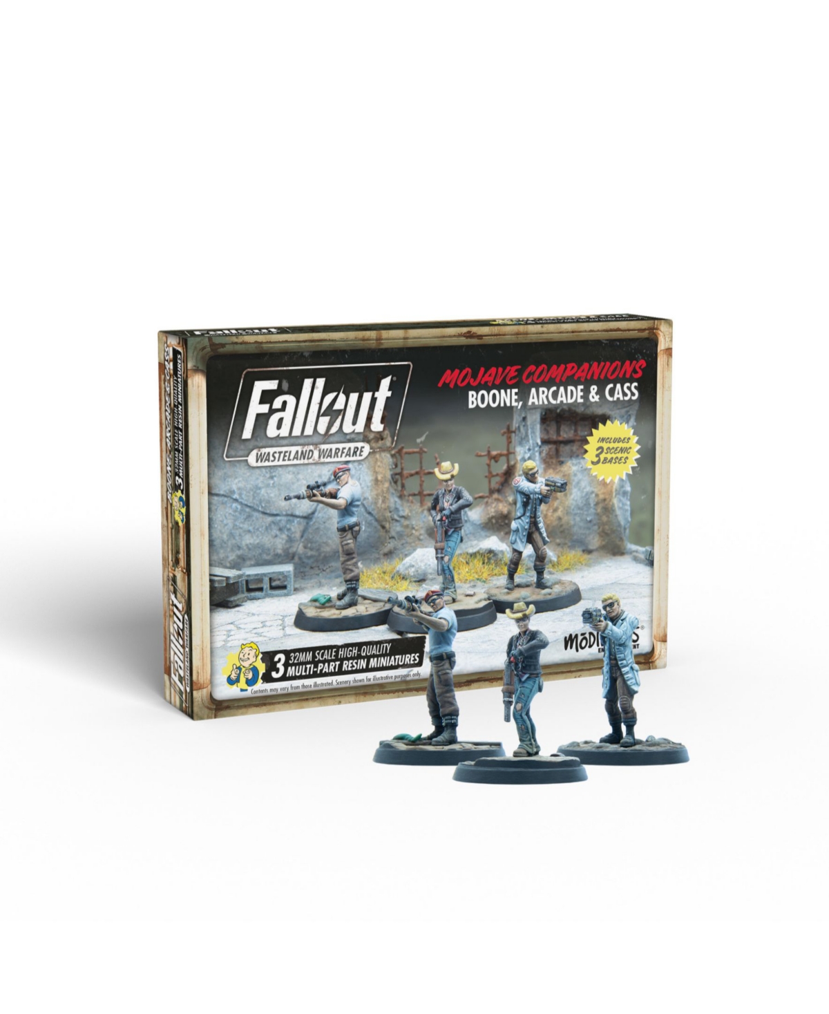 Modiphius Fallout Wasteland Warfare Boone Arcade And Cass, 6 Pieces In Multi
