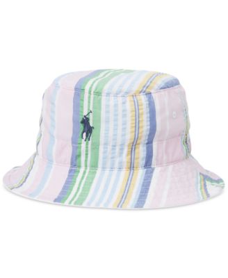 Polo Ralph selling Lauren multi horse mongram bucket hat