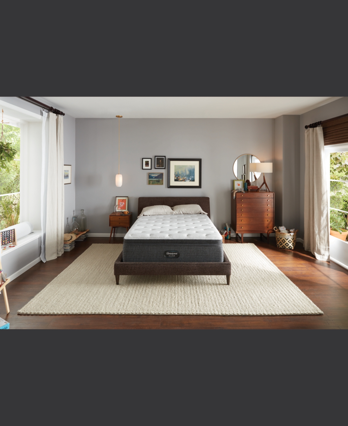 Furniture Silver Brs900-c 15.75" Medium Pillowtop Mattress- Full