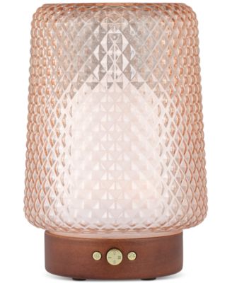 SpaRoom - Dahlia Textured Glass Essential Oil Ultrasonic Diffuser
