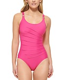 Calvin Klein Starburst One-Piece Swimsuit, Created for Macy's - Macy's