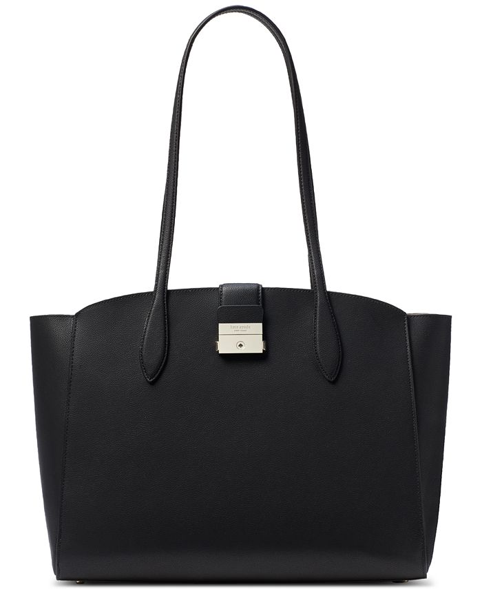 kate spade new york Voyage Small Grain Textured Leather Tote - Macy's