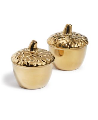 Martha Stewart Collection - Acorn Salt & Pepper Shakers,