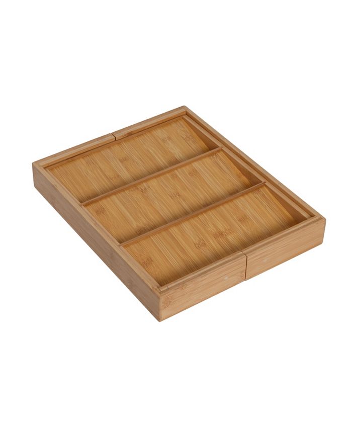 Honey Can Do Adjustable 5 Compartments Drawer Organizer Macy's