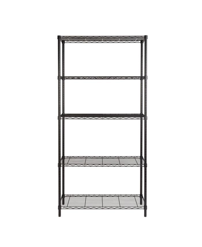 Honey Can Do 5 Tier Steel Urban Adjustable Storage Shelving Unit Macy's