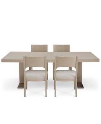Solaria 5pc Dining Set (Rectangular Table & 4 Side Chairs)