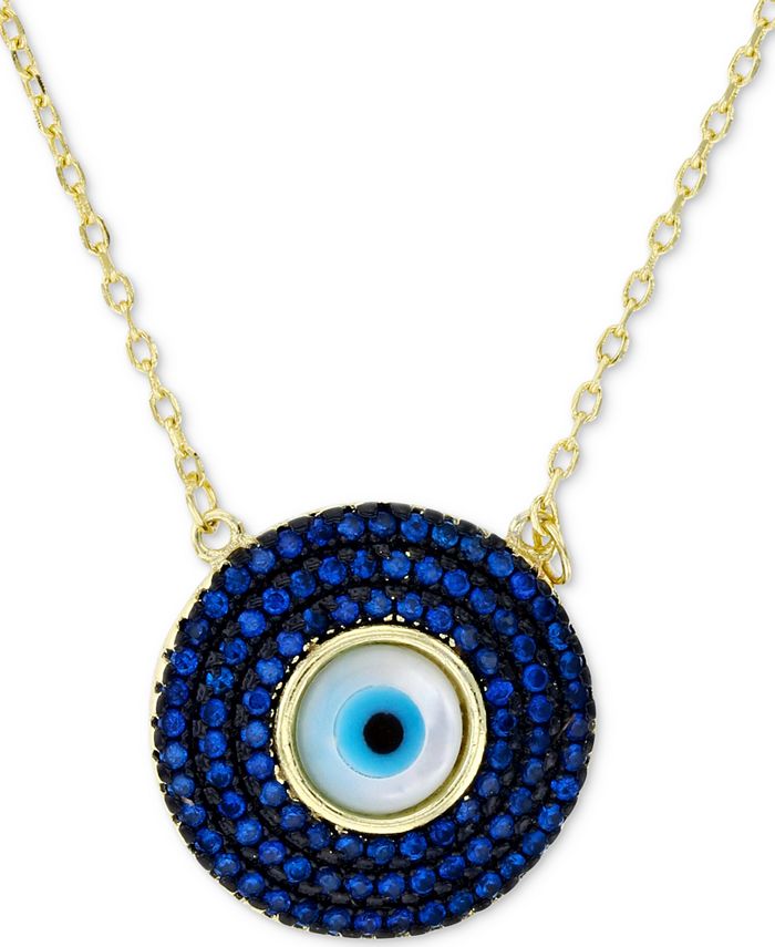 Macys evil top eye necklace