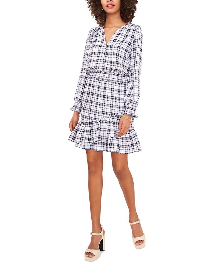 Vince camuto kors crepe hot sale fit & flare minidress
