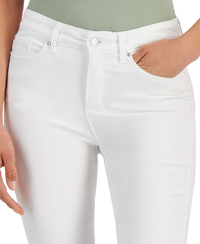 Charter Club Petite Tummy-Control Bristol Capri Jeans, Created for Macy ...