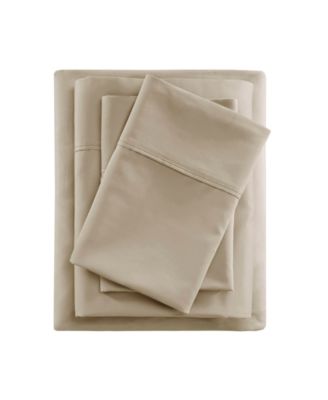Cooling 600 Thread Count Cotton Blend 4-Pc. Sheet Set, Queen