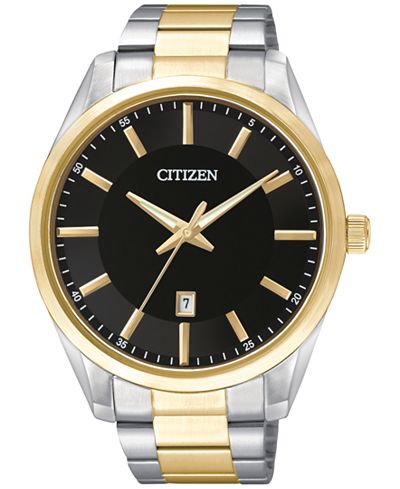 Citizen Men's Two-Tone Stainless Steel Bracelet Watch 42mm BI1034-52E