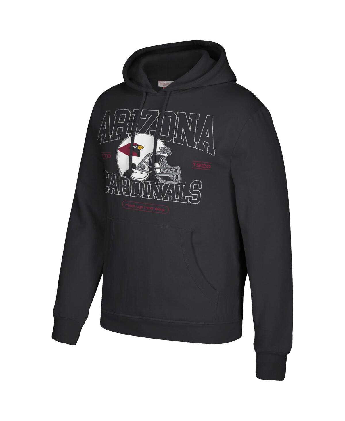 Men's Mitchell & NessArizona Cardinals Classic Helmet Pullover Hoodie - Black