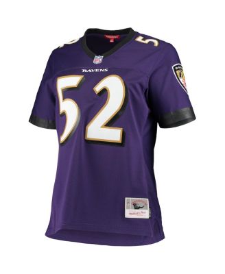 Women's Ray Lewis Purple Baltimore Ravens Legacy Replica Team Jersey