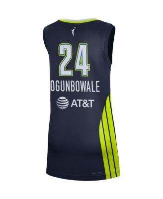 Women's Arike Ogunbowale Navy Dallas Wings Explorer Edition Jersey
