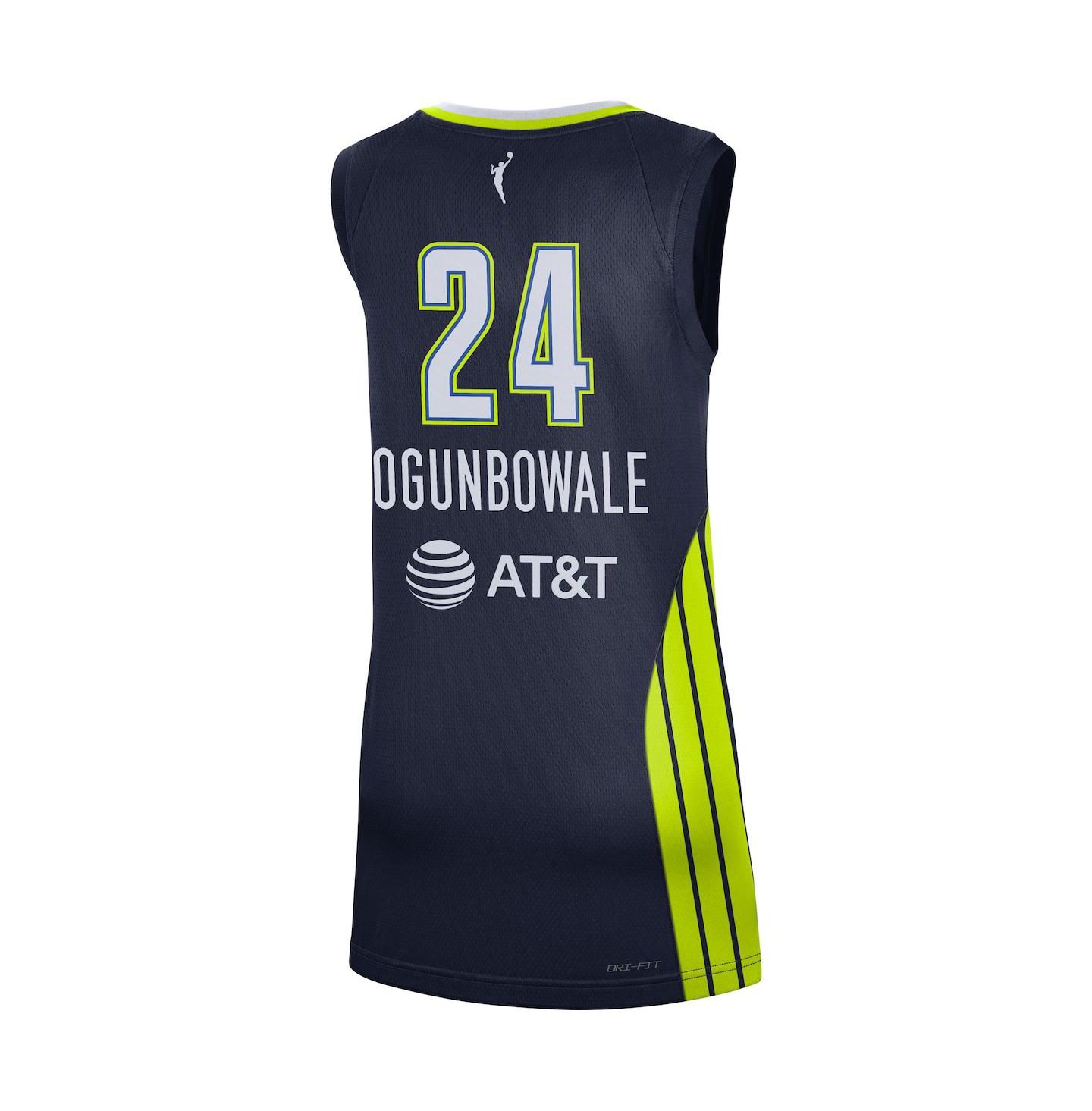 Женское джерси Nike Women's Arike Ogunbowale Navy Dallas Wings Explorer Edition Jersey — фото 4
