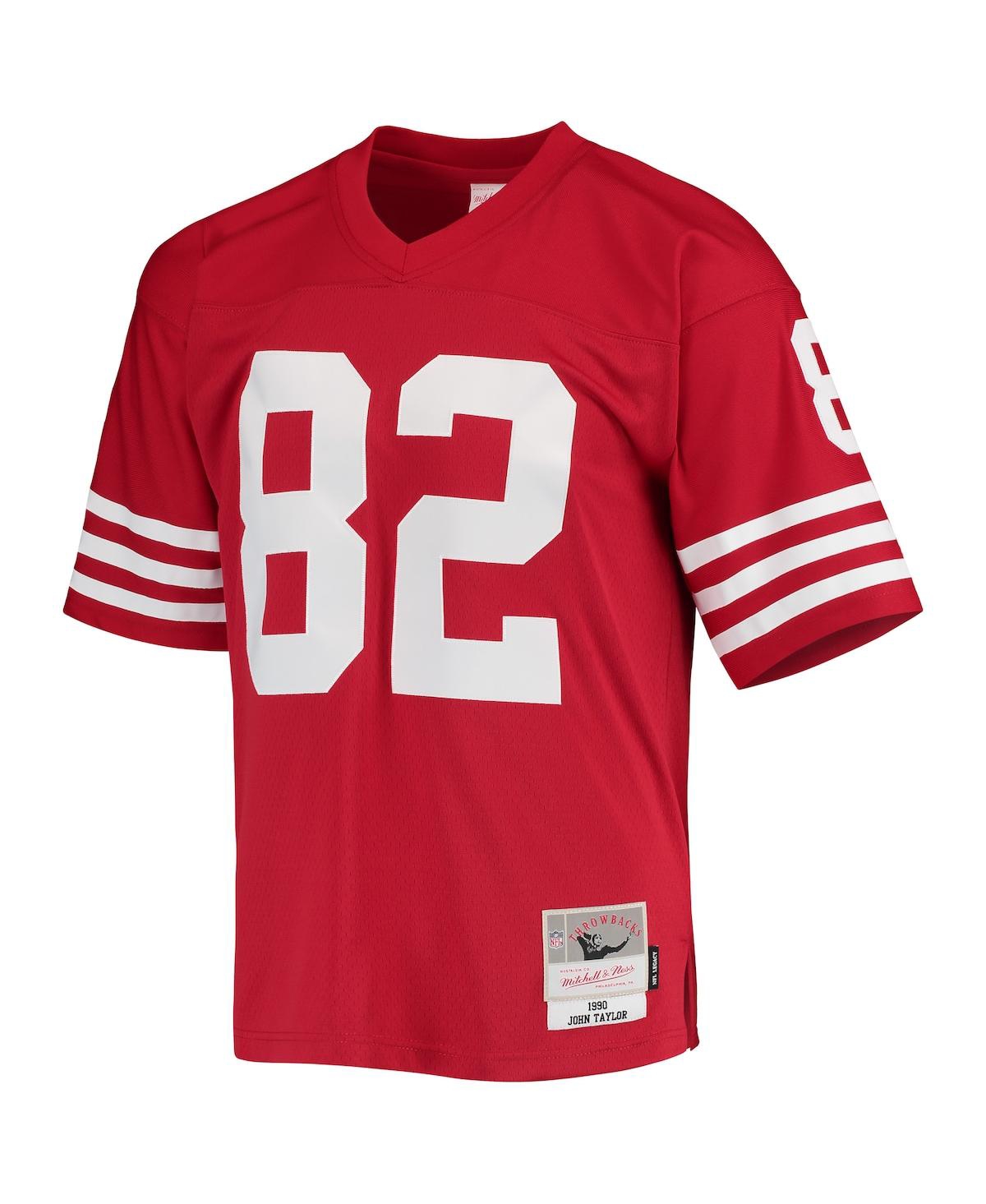 Men's Mitchell & Ness John TaylorSan Francisco 49ers 1990 Legacy Replica Jersey - Scarlet