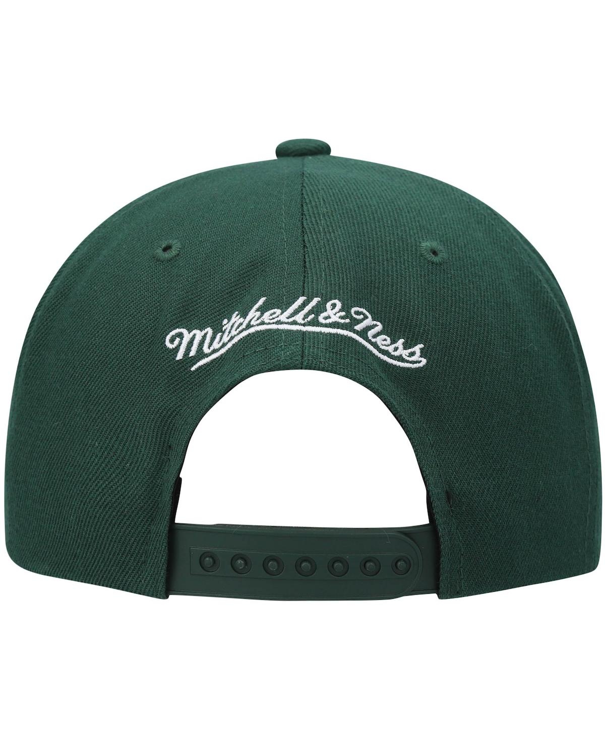 Shop Mitchell & Ness Men's  Green Seattle Supersonics Hardwood Classics Team Ground 2.0 Snapback Hat
