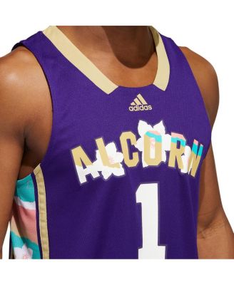 Men's Purple Alcorn State Braves Honoring Black Excellence Replica Basketball Jersey