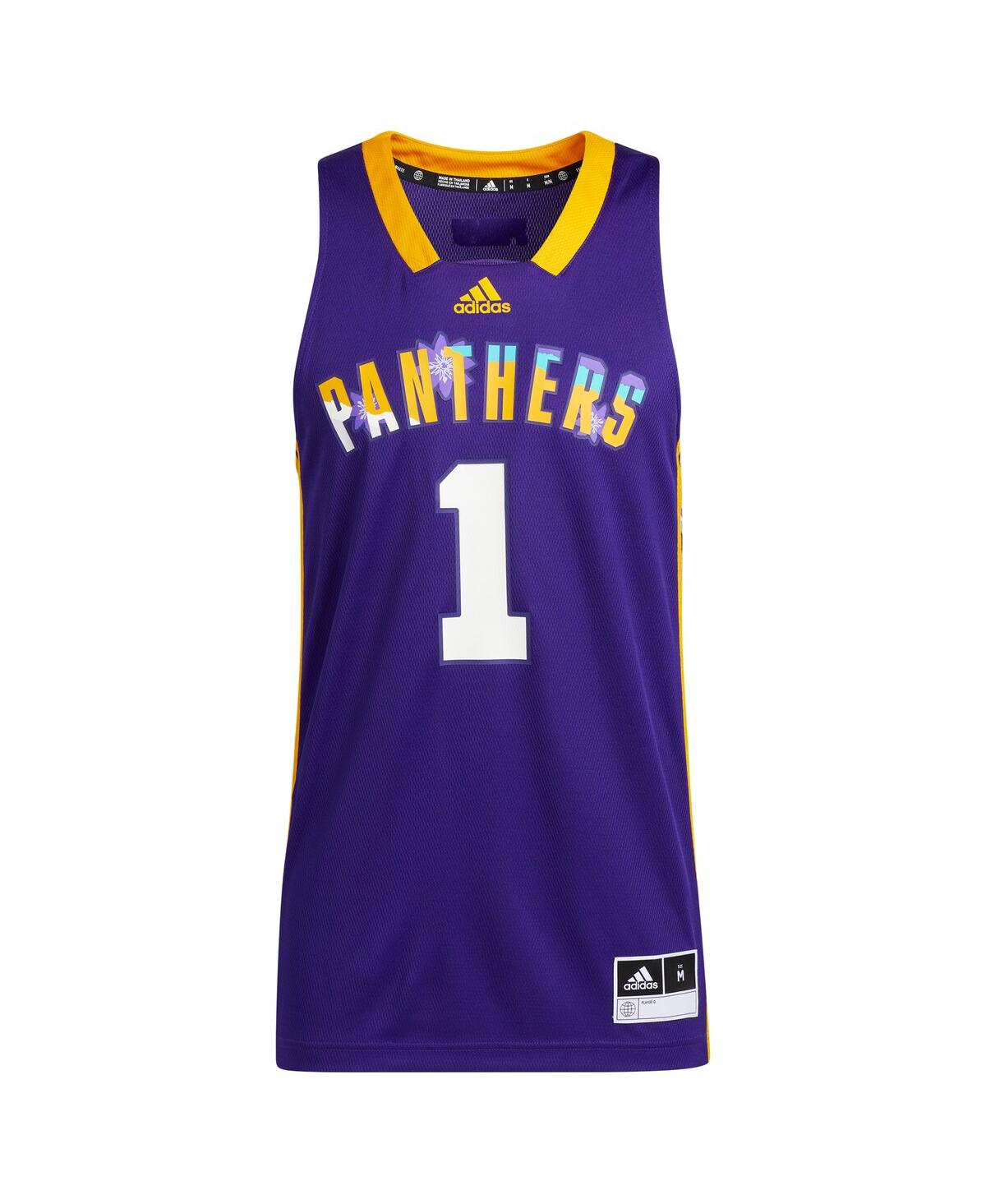 Men's adidasPrairie View A&M Panthers Honoring Black Excellence Replica Basketball Jersey - Purple