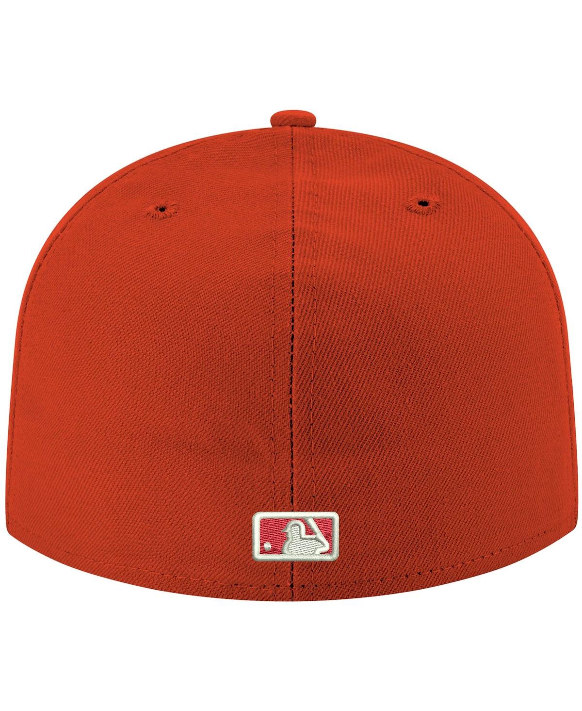 Shop New Era Men's  Red Arizona Diamondbacks Logo White 59fifty Fitted Hat