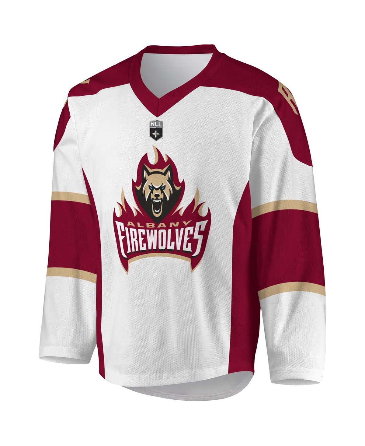 Men'sAlbany FireWolves Sublimated Replica Jersey - White