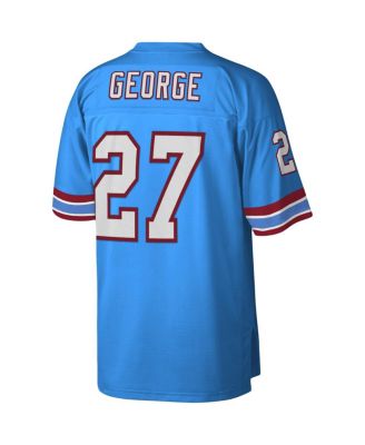 Men's Eddie George Light Blue Houston Oilers Legacy Replica Jersey