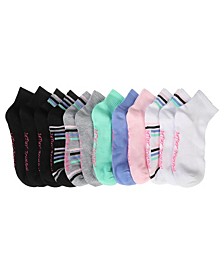 Women's Lightweight Breathable Quarter Socks, Pack of 12