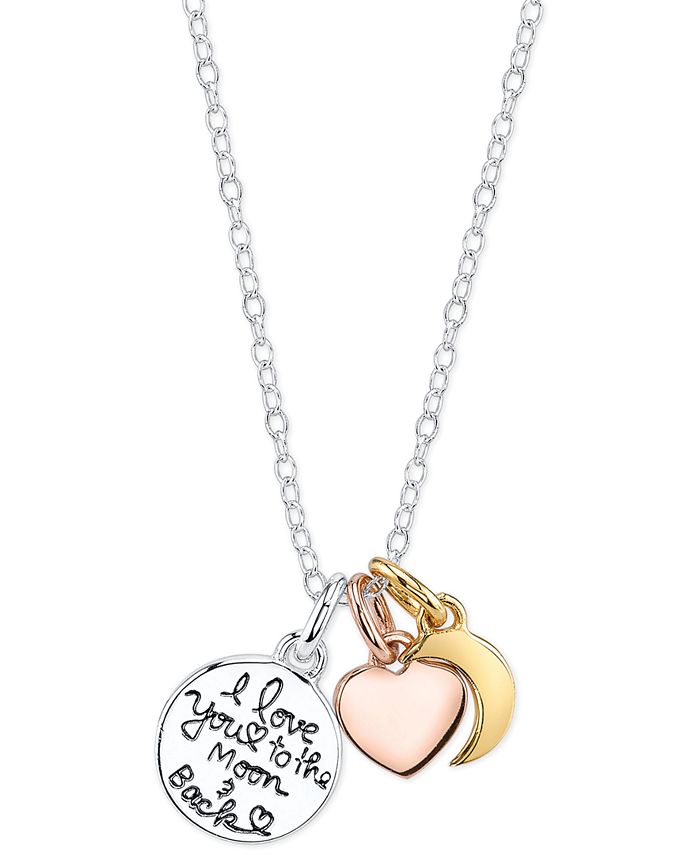 Necklace that says i love 2025 you to the moon and back