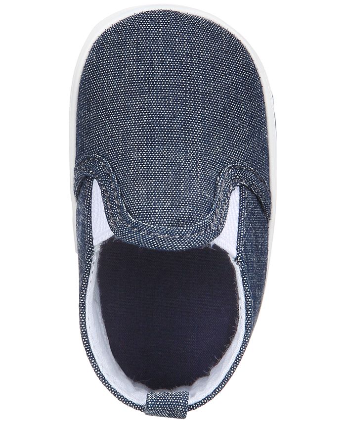 First Impressions Baby Boys or Baby Girls Slip On Soft Sole Sneakers ...