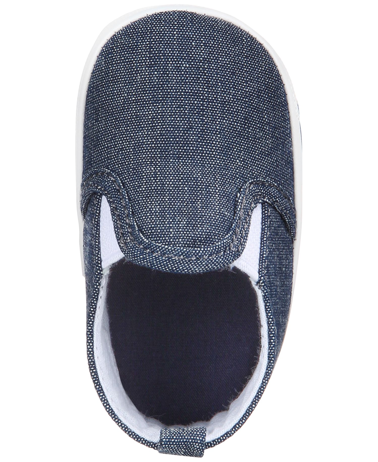 Baby Boys or Baby Girls Slip On Soft Sole Sneakers
