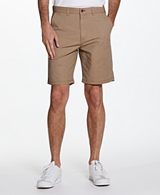 Men's Stretch Ribbed Ottoman 9" Flat Front Shorts