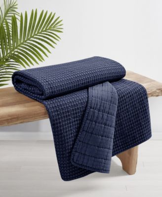 Mills Waffle Stitched Quilted Throw, 60" x 50"