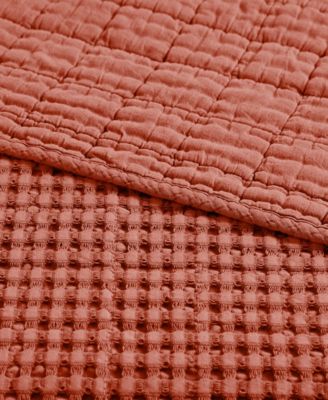Mills Waffle Stitched Quilted Throw, 60" x 50"