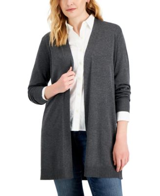 Karen Scott Women's Open-Front Cardigan, Created for Macy's & Reviews ...