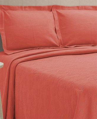 100% Cotton Paisley Matelasse All-Season 2-Piece Coverlet Set, Twin