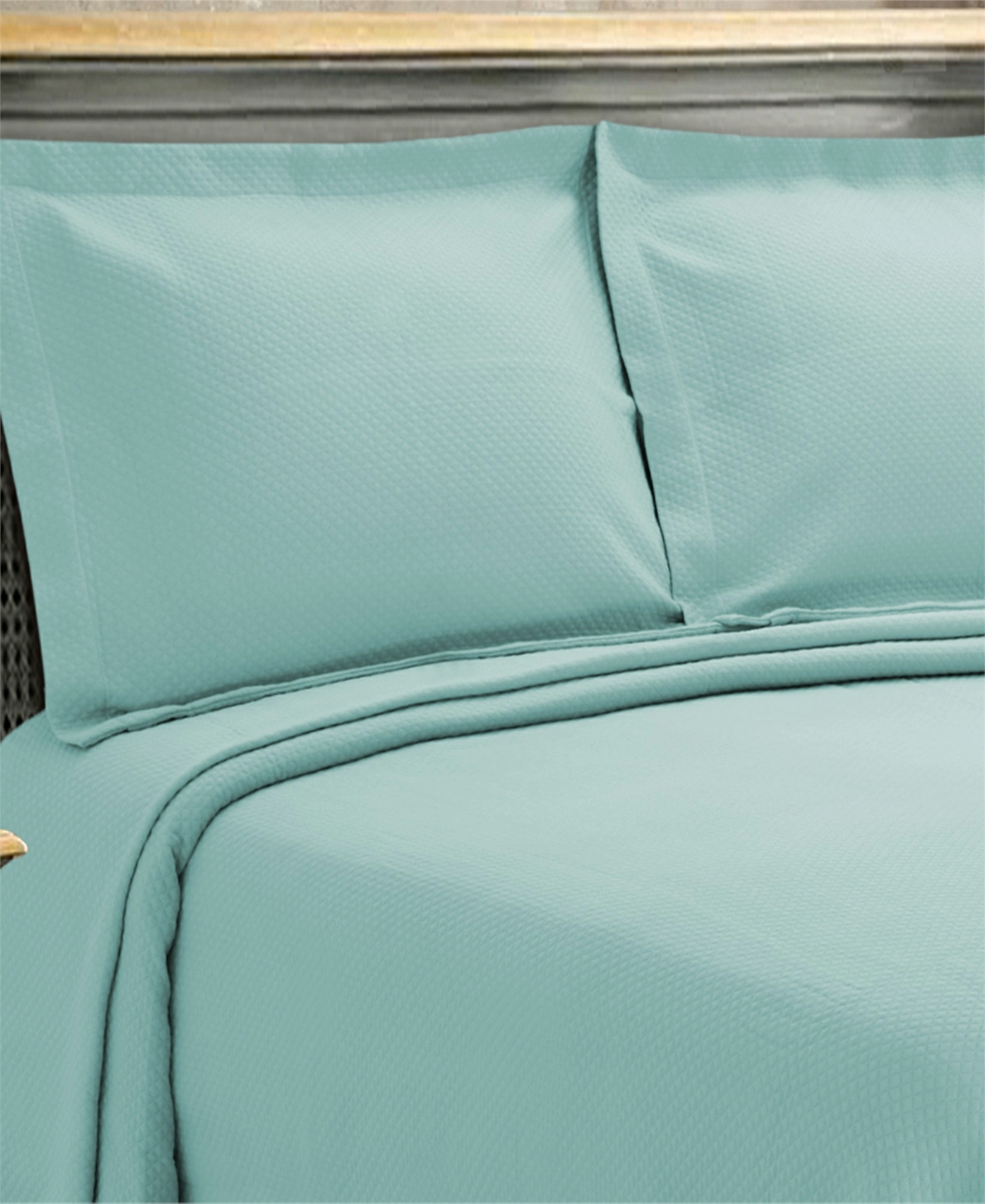Superior 100% Cotton Diamond Solitaire All-Season -Piece Coverlet Set
