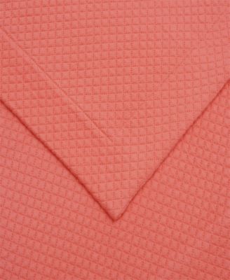 100% Cotton Diamond Solitaire All-Season 3-Piece Coverlet Set, King