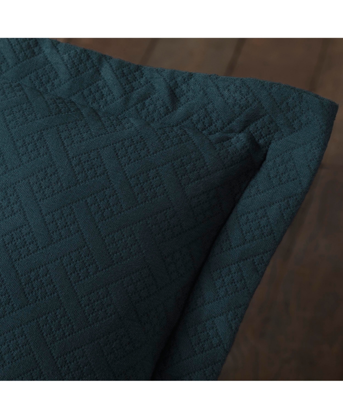 Superior 100% Cotton Basketweave Matelasse All-Season -piece Coverlet Set