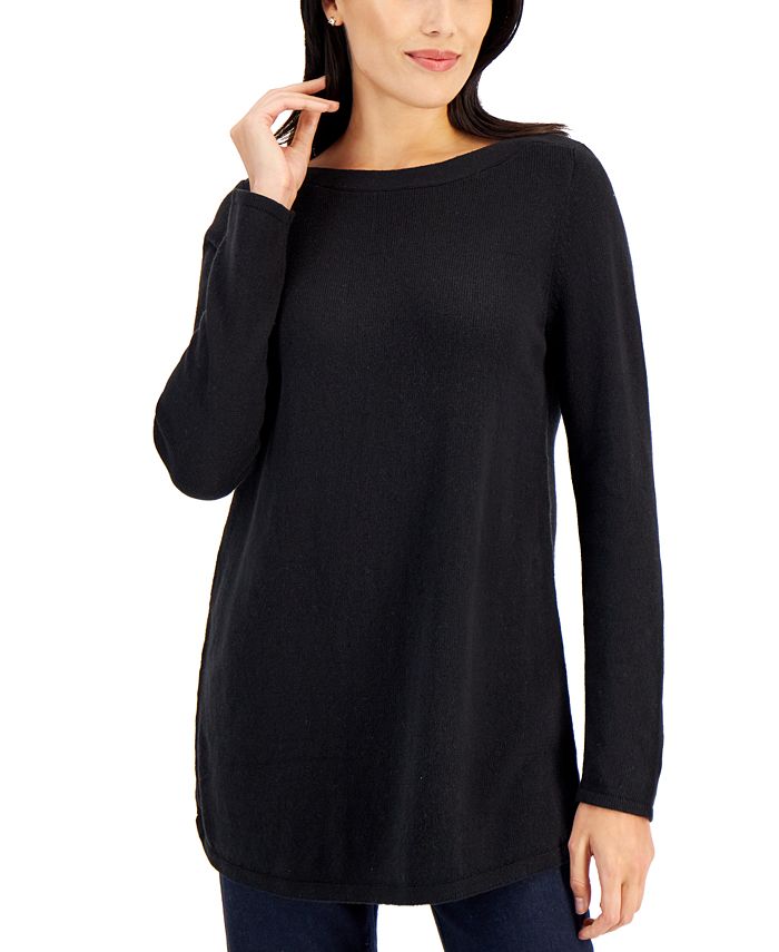 Tunic Sweaters For Women Christmas Long Sleeve Tops Tunic Sweaters to Wear  with Leggings Oversized T Shirts, Black, Small : : Clothing, Shoes  & Accessories