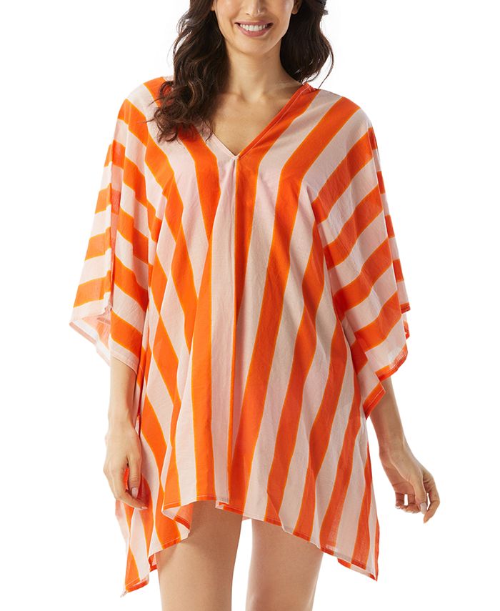 kate spade new york Women's Cotton Caftan Cover-Up & Reviews - Swimsuits &  Cover-Ups - Women - Macy's